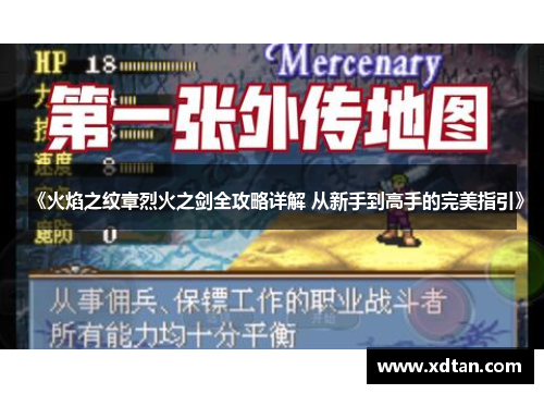 《火焰之纹章烈火之剑全攻略详解 从新手到高手的完美指引》