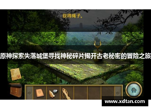 原神探索失落城堡寻找神秘碎片揭开古老秘密的冒险之旅